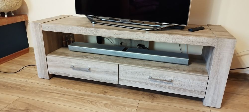 Stolik, szafka RTV dąb sonoma