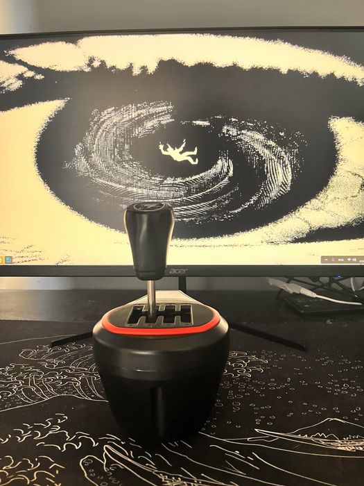 Thrustmaster T300RS GT + TH8S Shifter – Muito Novo + Garantia