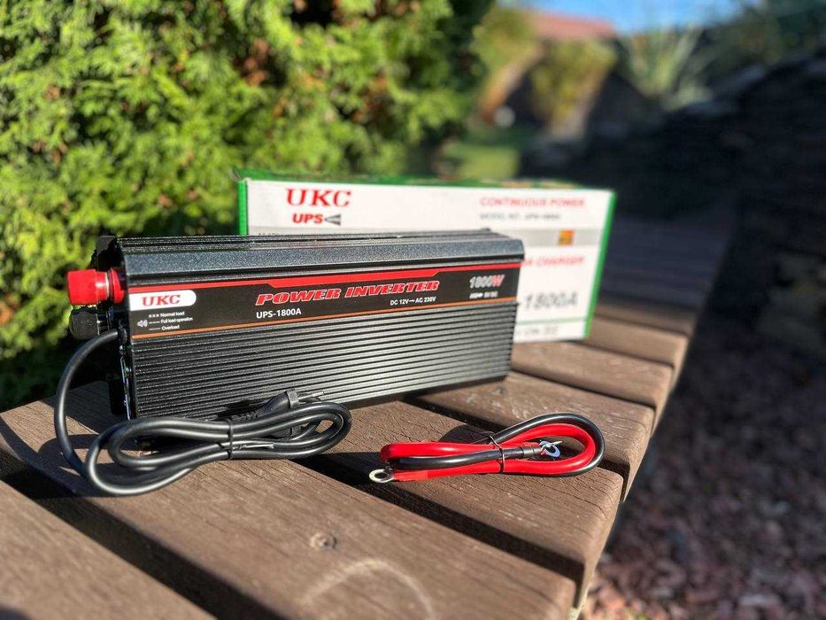 Преобразователь 12-220v 1800w с автоматикой для котлов и насосов