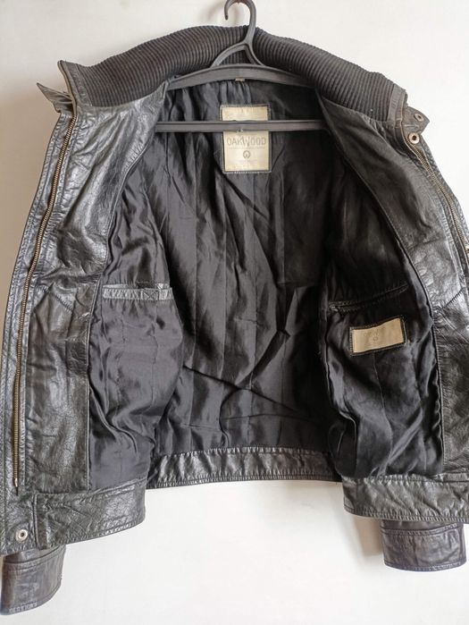 Мужская кожаная куртка Oakwood.