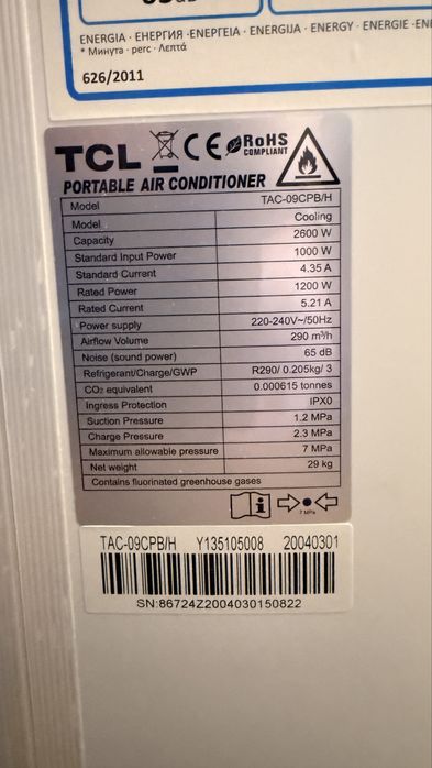 Klimatyzator TCL
