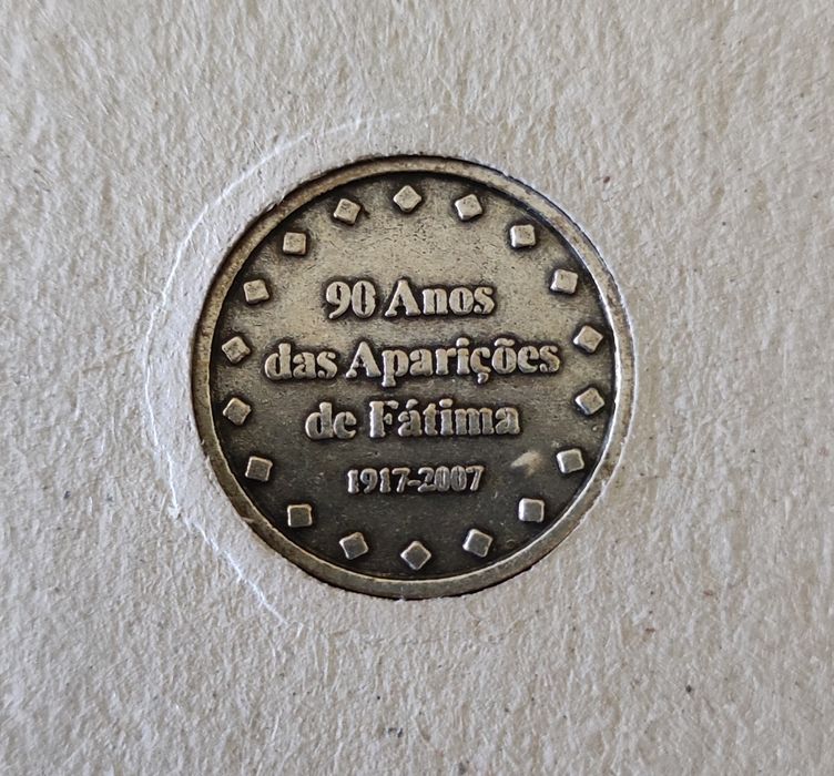 Coleção completa de medalhas Fátima