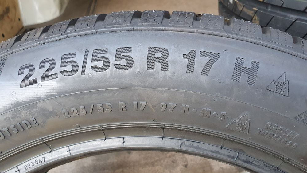 225/55 R17  1шт Continental (Континенталь) Авторезина, шини.