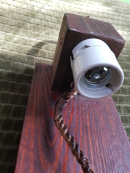 Kinkiet Loft, retro, nad obraz, lustro