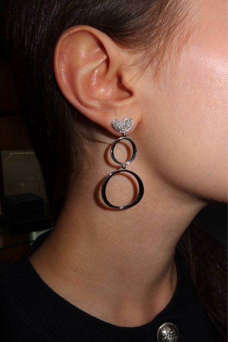 Сережки CRIVELLI Оригінал Біле золото