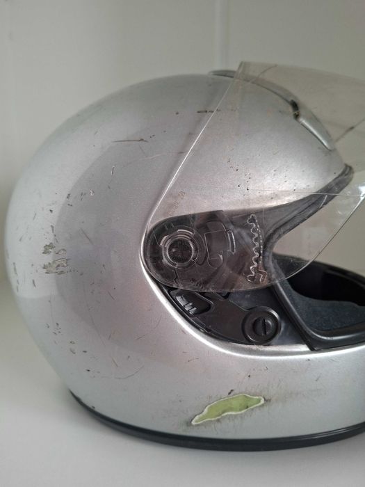 Kask motocyklowy SHOEI XR-800 integralny srebrny używany
