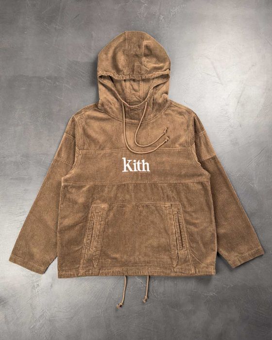 Худі Kith Corduroy Double Pocket Hoodie Brown