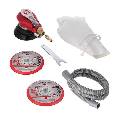 Пневмошліфувальна машина(ексцентриковка) INTERTOOL150мм