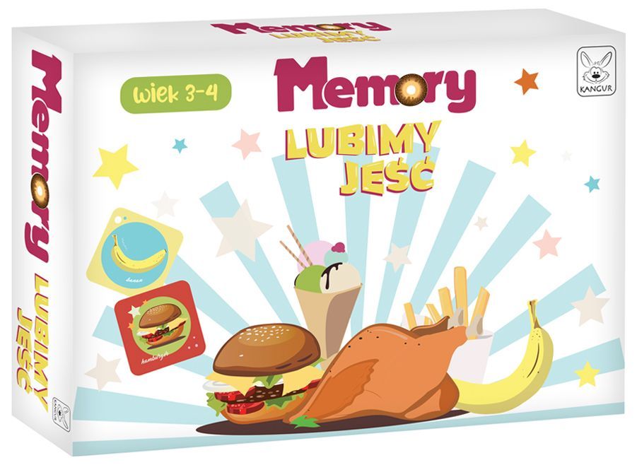 Gra Memory Lubimy Jeść Kangur Nowa Nieużywana