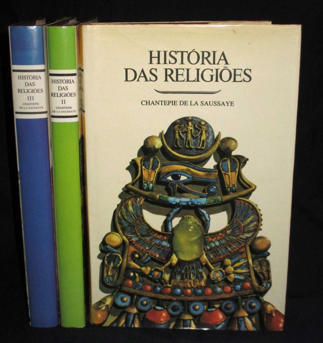 Livro História das Religiões Chantepie de la Saussaye 3 Vols Completo