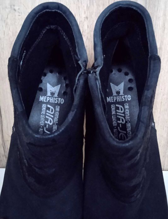 Французькі ботильйони, демі черевики, напівчеревики нубук, р. 40.5