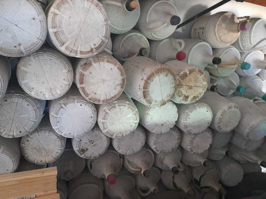 Garrafões de 5 Lt vidro