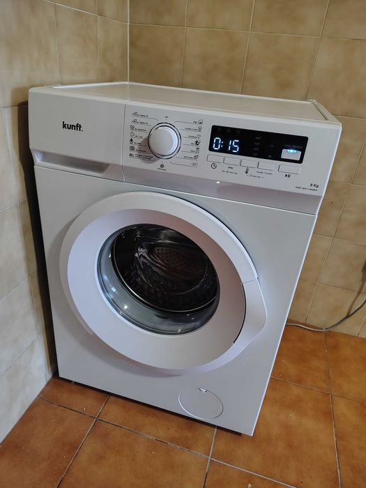 Máquina de lavar roupa kunft 8kg