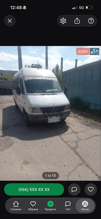 Mercedes sprinter, vario пасажирські продажа по тп
