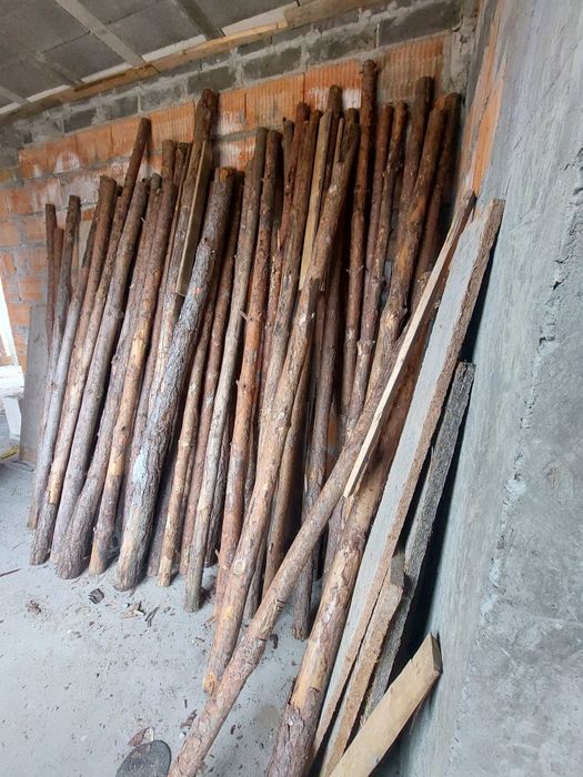 Stemple budowlane drewniane