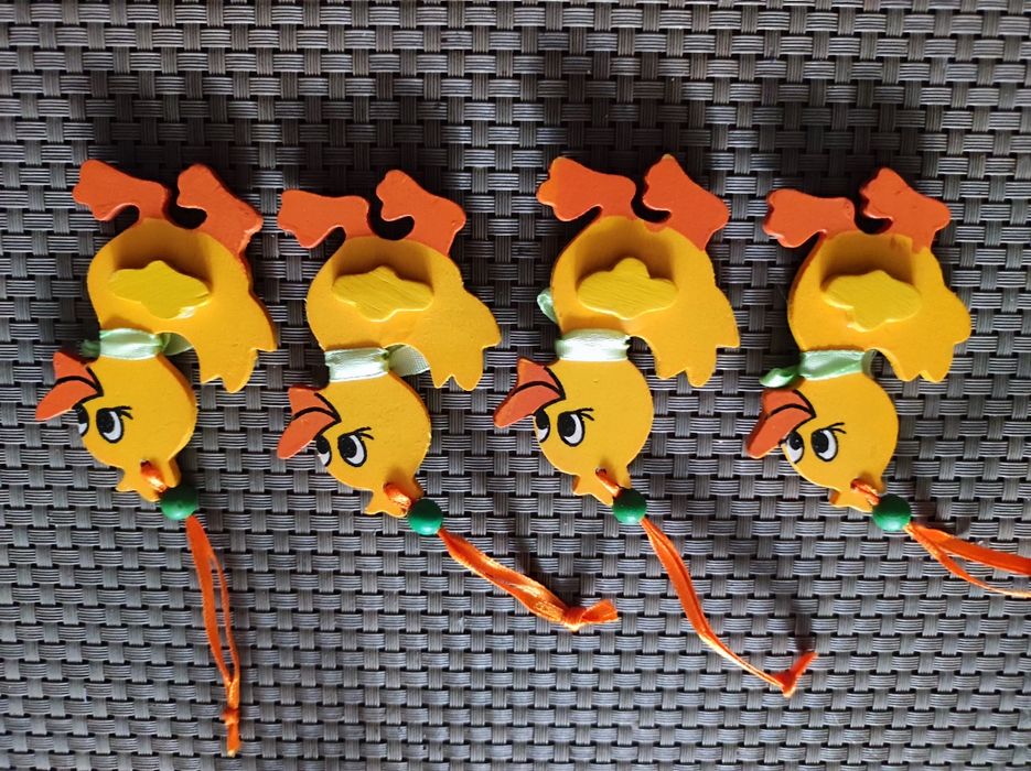 Wielkanocne kaczki ozdoby 3D