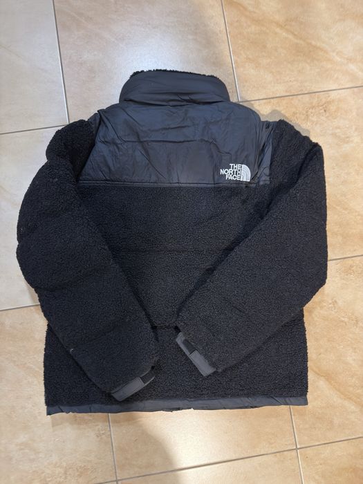 Czarna kurtka tnf nuptse 700 polarowa puchowa