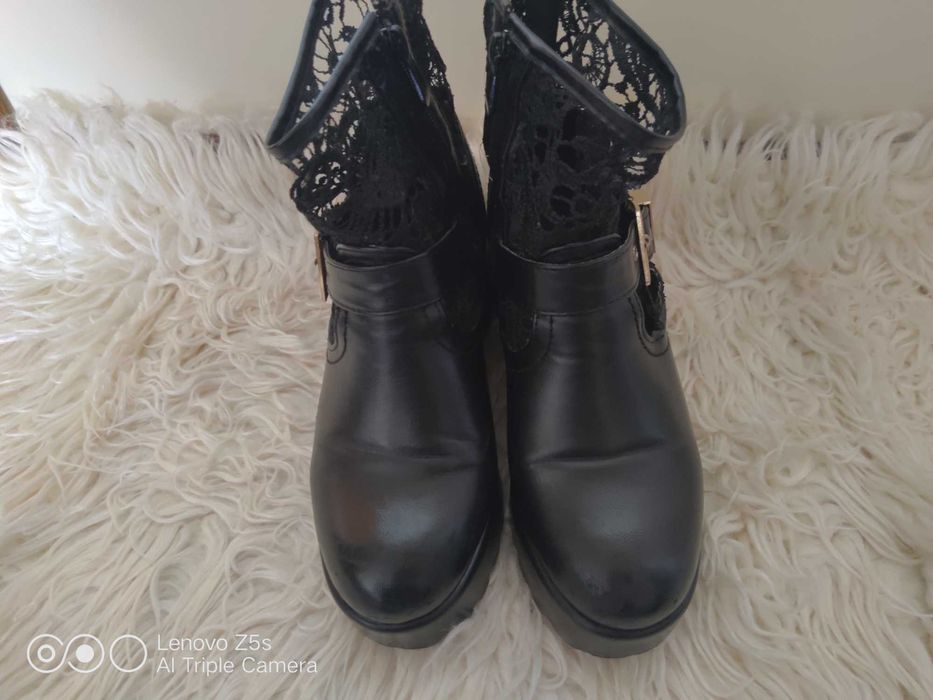 Botas Plataforma Tam 38