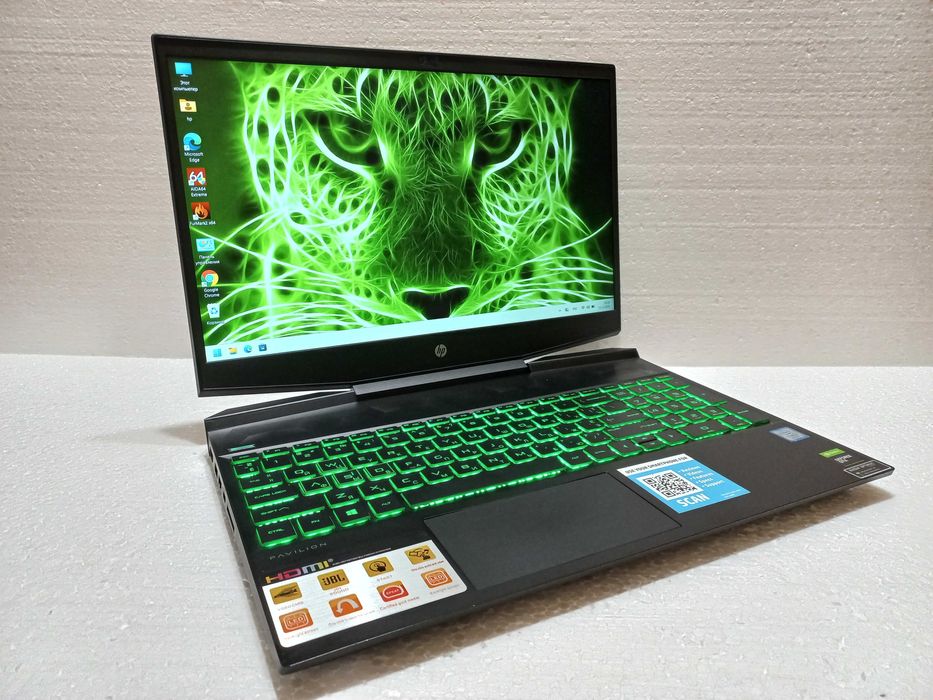 Игровой СВЕЖАК!! "HP Gaming 15"  /Core 9300H/ 16 RAM/  ТОП Видео GTX!!