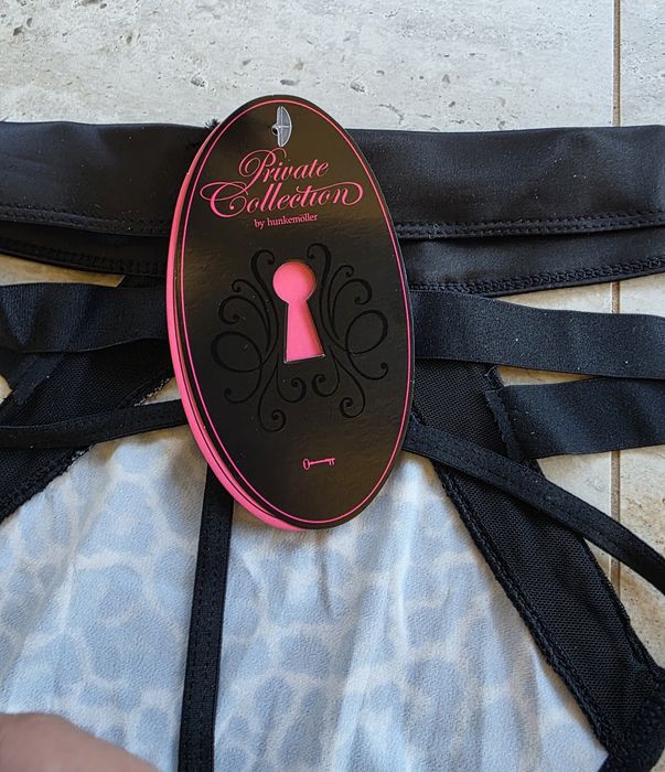 Majtki 46 3XL stringi panterka bielizna erotyczna nowe sexy