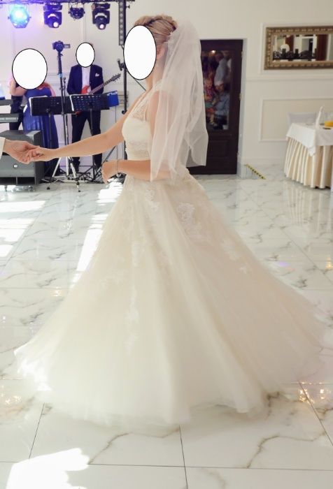 Koronkowa Suknia ślubna Princeska Pronovias 38/40