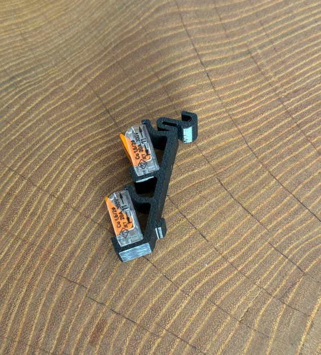 WAGO 221-412 adapter montażowy na szynę DIN 35 mm, 2 złączki