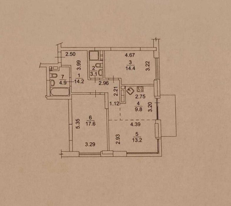 2-rooms apartment apartment by the address st. Bulvar Druzhby Narodov (area 79 m²) - Atlanta.ua - photo 22