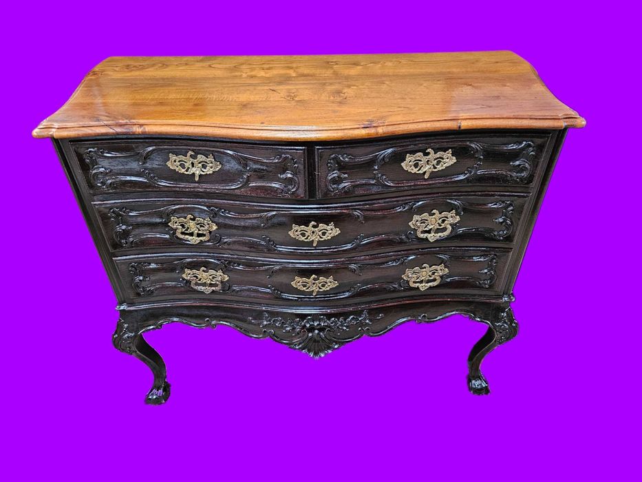 Cómoda antiga em madeira maciça - óptimo estado geral