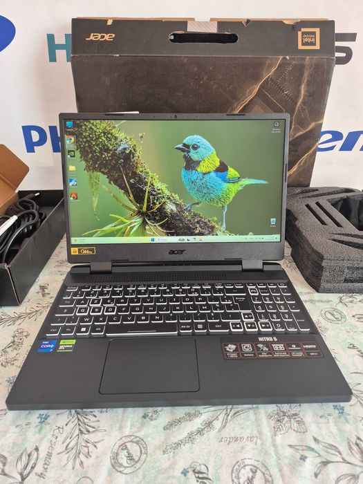 Acer Nitro 5, i7-12650H, RAM 16 ГБ DDR5,  SSD 512 ГБ, RTX 4060 8 ГБ