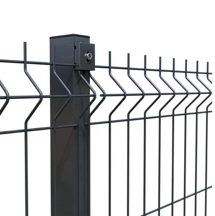 Огорожа з секцій, стовпи, ворота, хвіртка