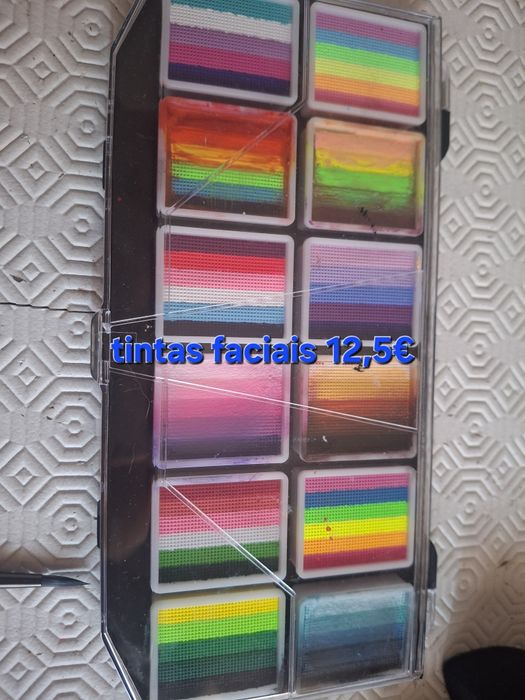 Conjunto para pintura facial