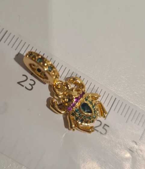 Nowy charms, srebrna zawieszka 925, do bransoletka typu Pandora