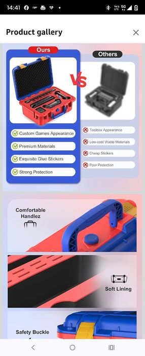 Walizka do Nintendo Switch 2 wodoodporna