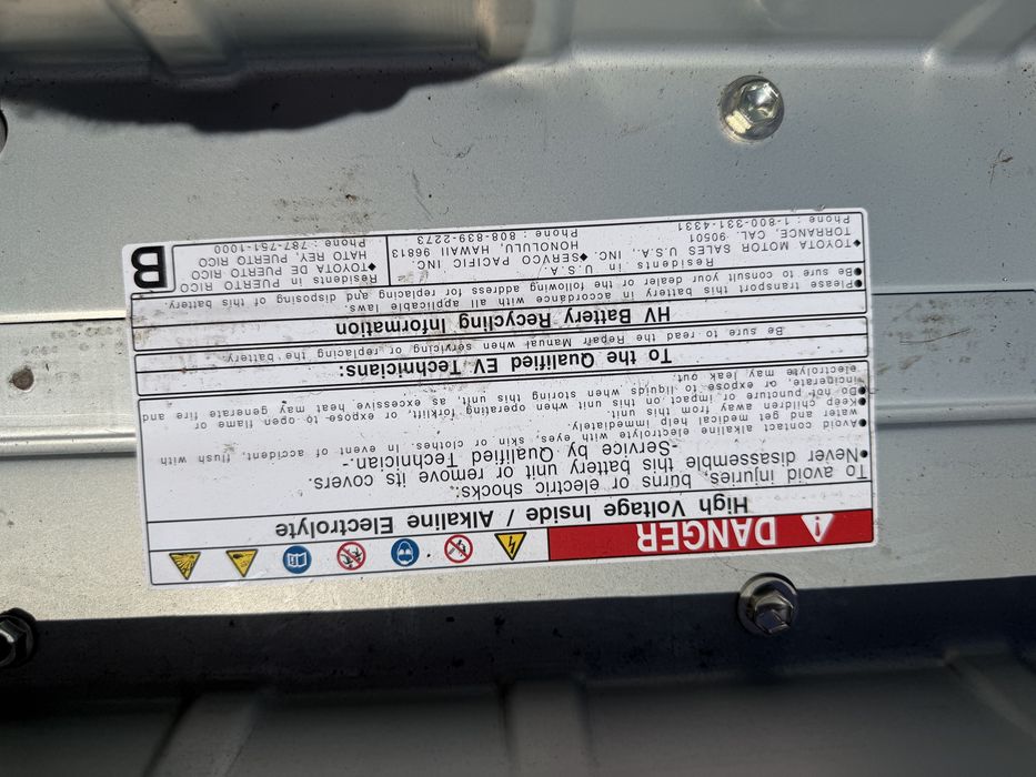 Bateria lexus RX 400H