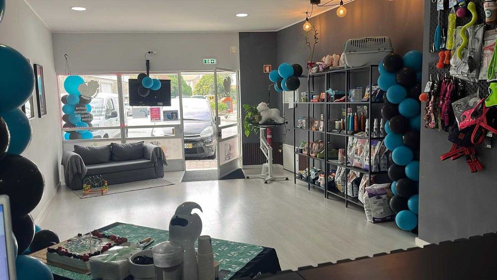 Trespasse Pet-Shop no centro de Gaia