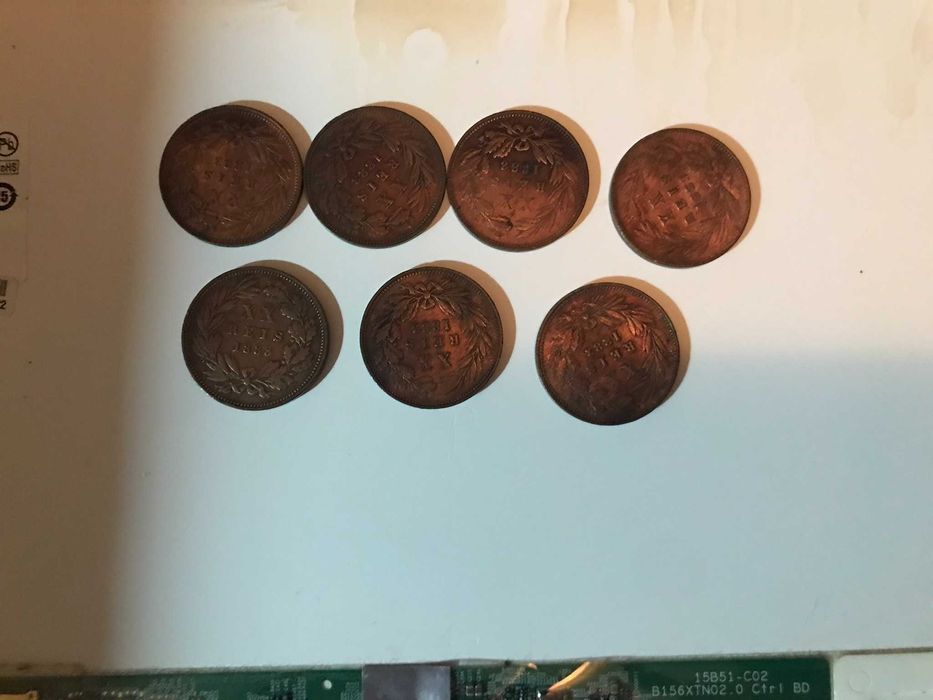 Moedas de XX Reis 1883|1884 D.Luis melhor oferta