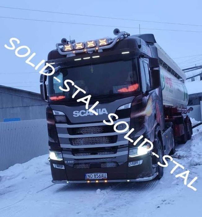 Orurowanie NIERDZEWNE / POLEROWANE Scania G , P , R , S Niska Kabina