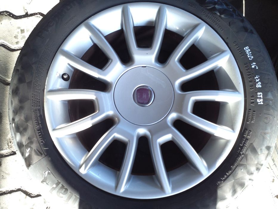 Jantes Fiat Bravo Ii R16 Com Pneus 205/55 Furação 4X98