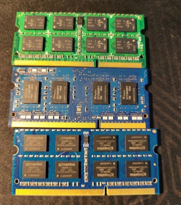 16GB 4x4GB Ddr3 Sodim różne marki