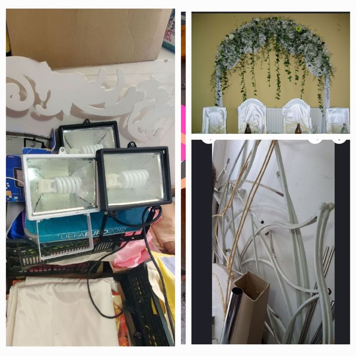 Прокат Підсвічники Стільці Скатерті Банер Прожектора