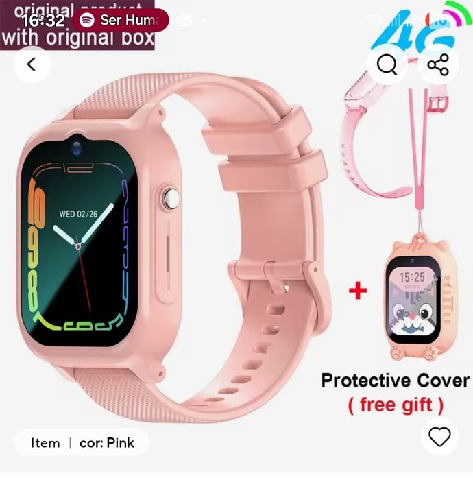Smartwatch infantil 4G