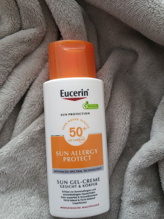 Eucerin Sun Protection spf50 żel krem ochronny do twarzy i ciała. 150ml