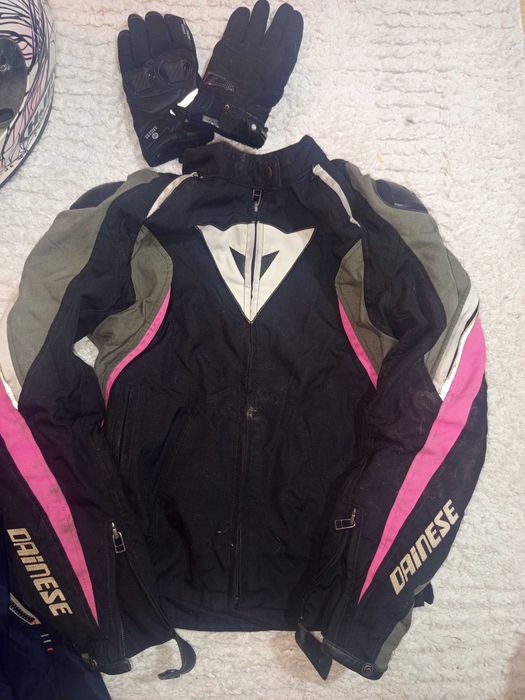 Conjunto de equipamento de motociclismo feminino