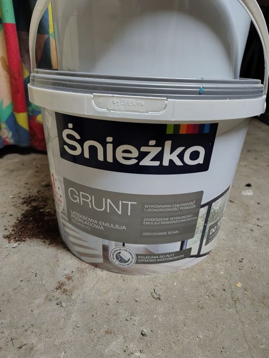 Farba ceramiczna 10l+ Grunt Śnieżka 10l