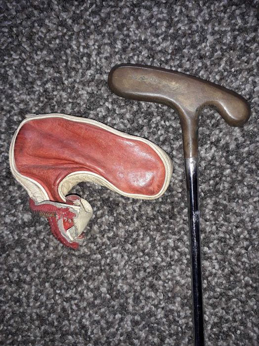 Golfe vintage - trolley, saco e tacos Slazenger