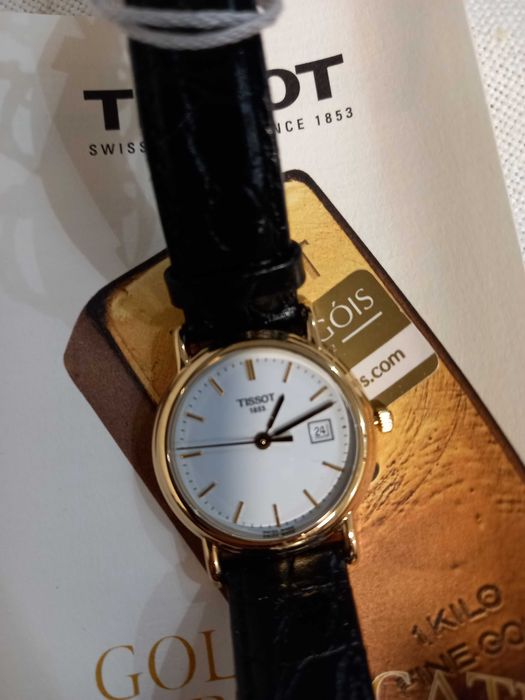 Relógio senhora ouro 18k Tissot Timeline novo