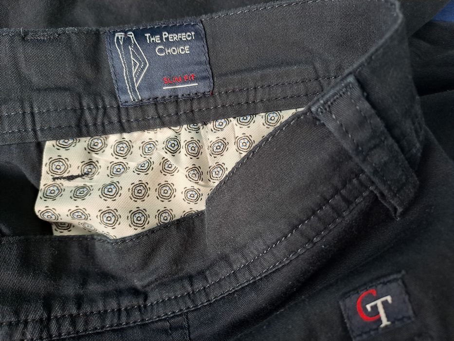 Spodnie męskie granatowe