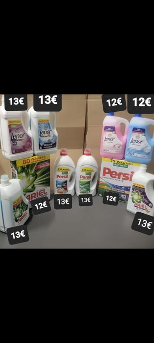 Proszek, żele,(Waschmittel) Płyn do mycia naczyń 100% Niemcy