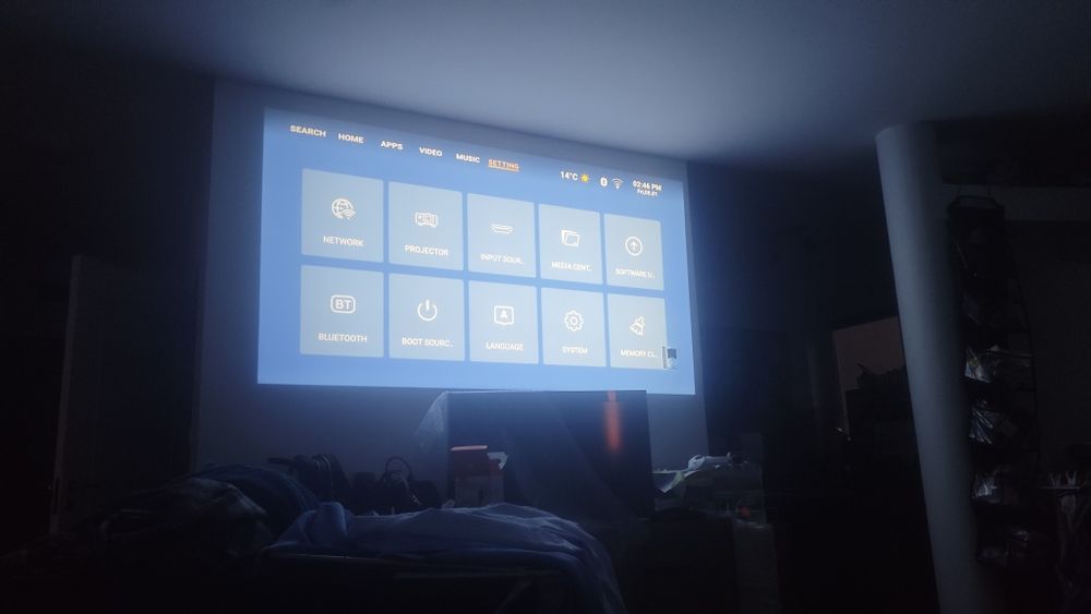 Rzutnik Projektor Q11 Android – WiFi, Bluetooth, 4K support