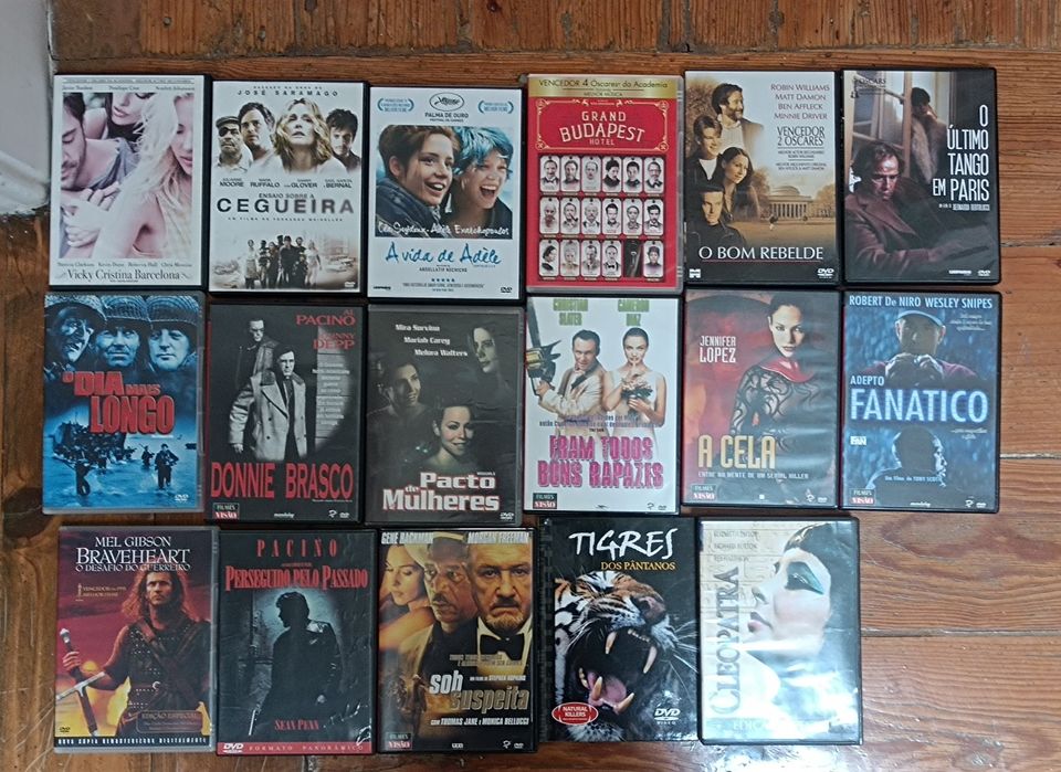 DVDs/ filmes diversos
